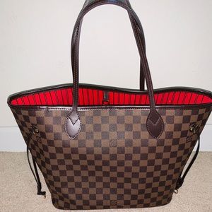 Louis Vuitton Neverfull MM in damiere ebene